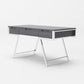 Modrest Dessart - Modern Elm Grey Office Desk