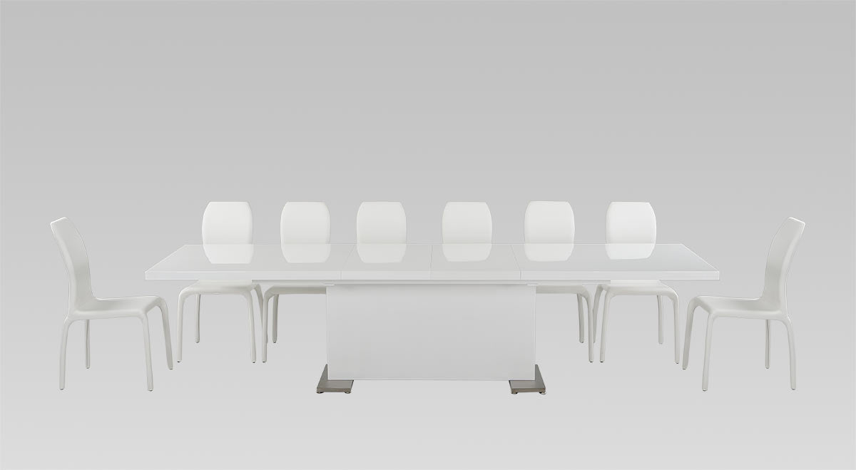 Modrest Bono "T" - Modern White Dining Table