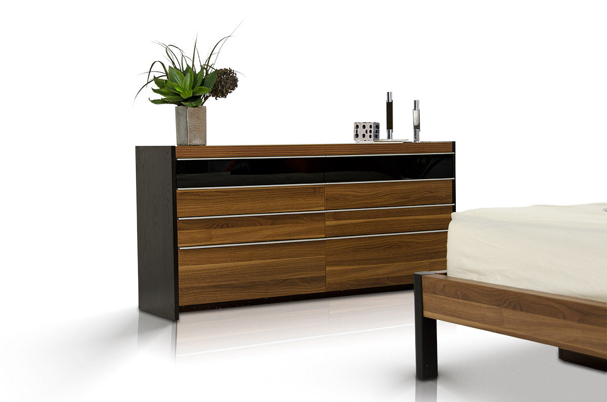 Modrest Rondo Modern Bed with Nightstands