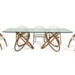 Modrest Mason & Lucas Modern Walnut Dining Set