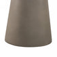 Nova Domus Essex - Contemporary Concrete, Metal and Glass End Table