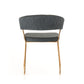 Ashland - Modern Grey & Rosegold Dining Chair (Set of 2)