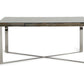 Modrest Santiago Modern Rectangular Wood Mosaic Dining Table