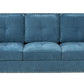 Blue Linen Sofa set (set of 3)