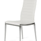 Libby - Modern White Leatherette Dining Chair (Set of 2)