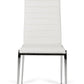 Libby - Modern White Leatherette Dining Chair (Set of 2)