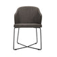Gia - Modern Grey Fabric Dining Chair (Set of 2)