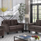 Taupe Flannel Sofa set (set of 3)