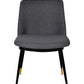 Modrest Batson Modern Grey Fabric Dining Chair (Set of 2)