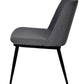 Modrest Batson Modern Grey Fabric Dining Chair (Set of 2)