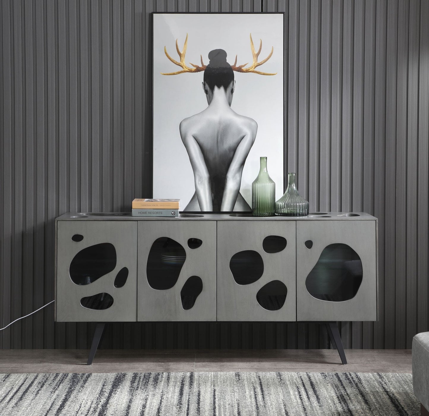 Modrest Fontana - Modern Grey Buffet