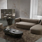 Modrest - Franco Modern RAF L-Shaped Brown Fabric Sectional Sofa