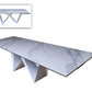 Modrest Fritz - Modern White Ceramic Dining Table