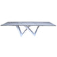 Modrest Fritz - Modern White Ceramic Dining Table