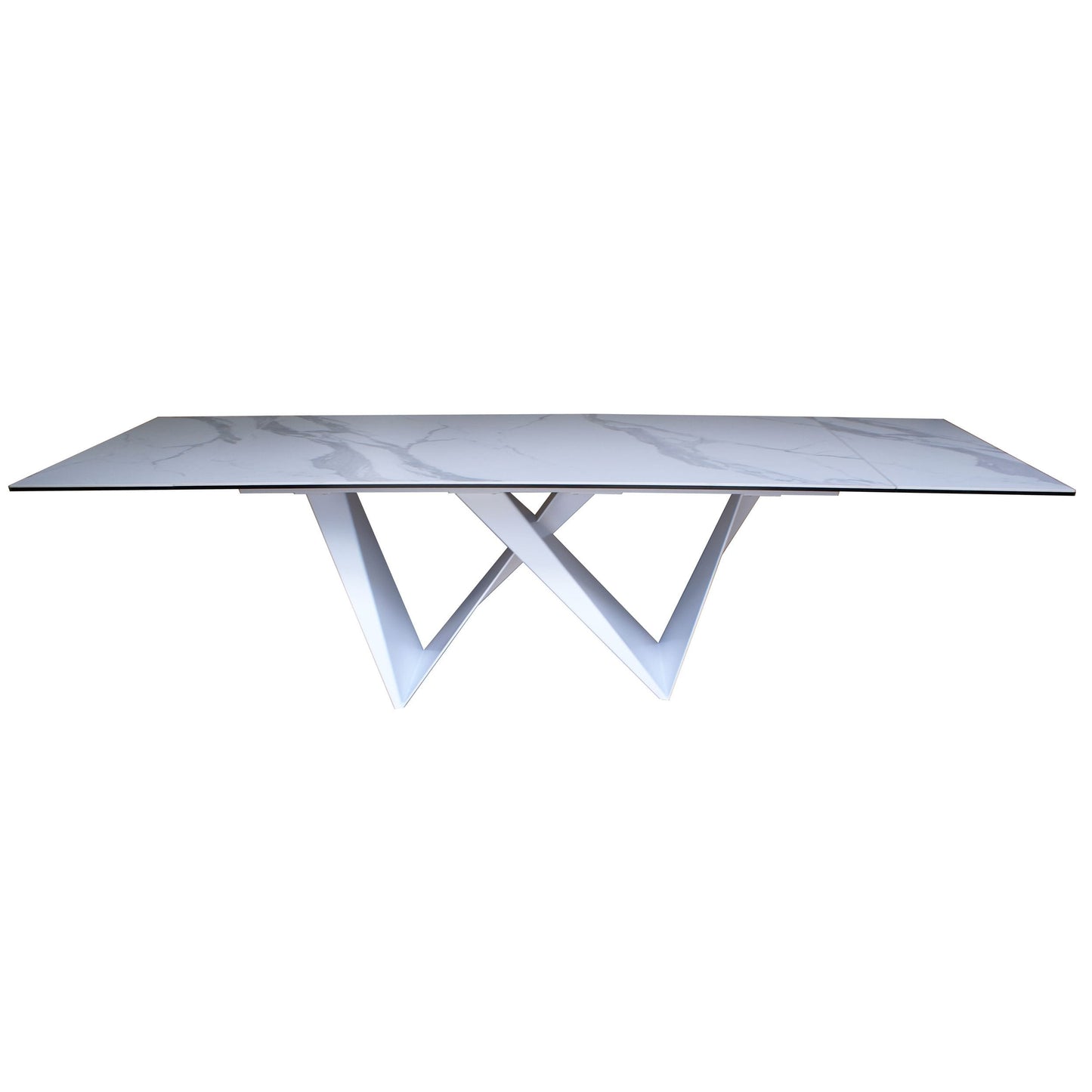 Modrest Fritz - Modern White Ceramic Dining Table