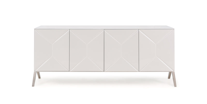 Modrest Candid Modern White Buffet