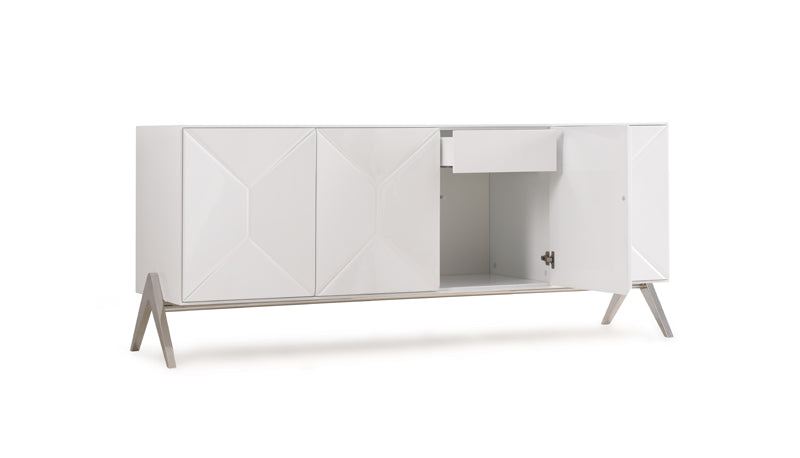 Modrest Candid Modern White Buffet