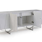 Modrest Chrysler Modern White High Gloss Buffet