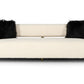 Divani Casa Gannet - Glam Beige Fabric Sofa