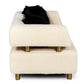 Divani Casa Gannet - Glam Beige Fabric Sofa