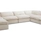 Divani Casa Garman - Modern Light Grey U Shaped Sectional Sofa