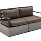 Renava Garza - Outdoor Concrete & Acacia 2 Seater Sofa