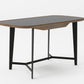 Modrest Girard - Modern Walnut & Black Glass Desk