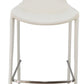 Modrest Hayes Modern White Eco-Leather Bar Stool (Set of 2)