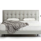 Modrest Hera Modern Grey Leatherette Bed
