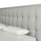 Modrest Hera Modern Grey Leatherette Bed