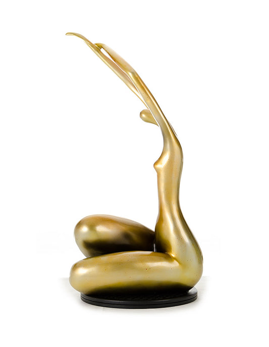 Modrest SZ0425 - Modern Gold Lass Sculpture