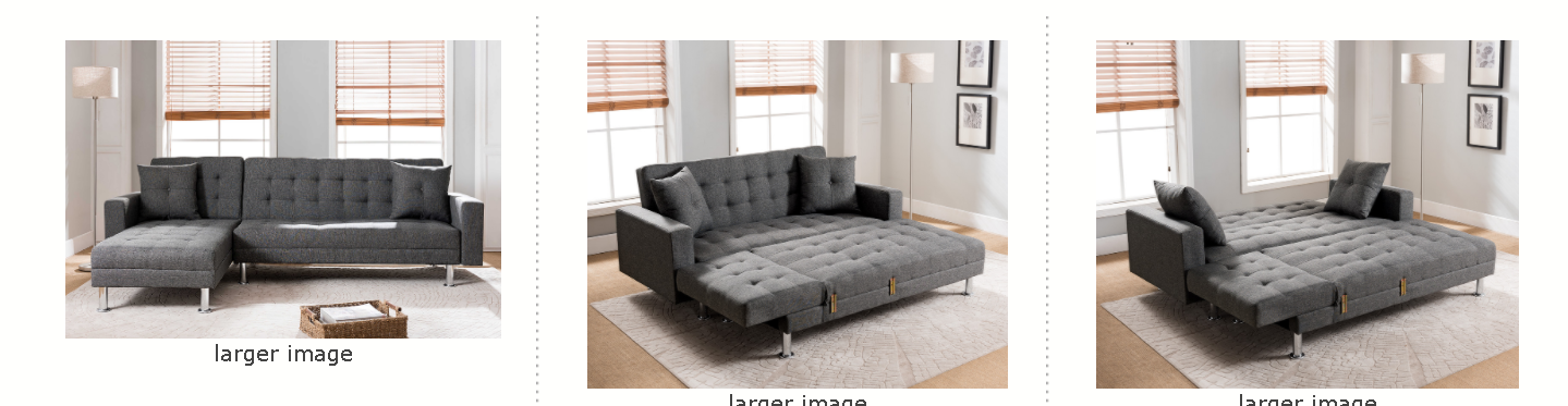 Convertible Sectional (4 styles available)