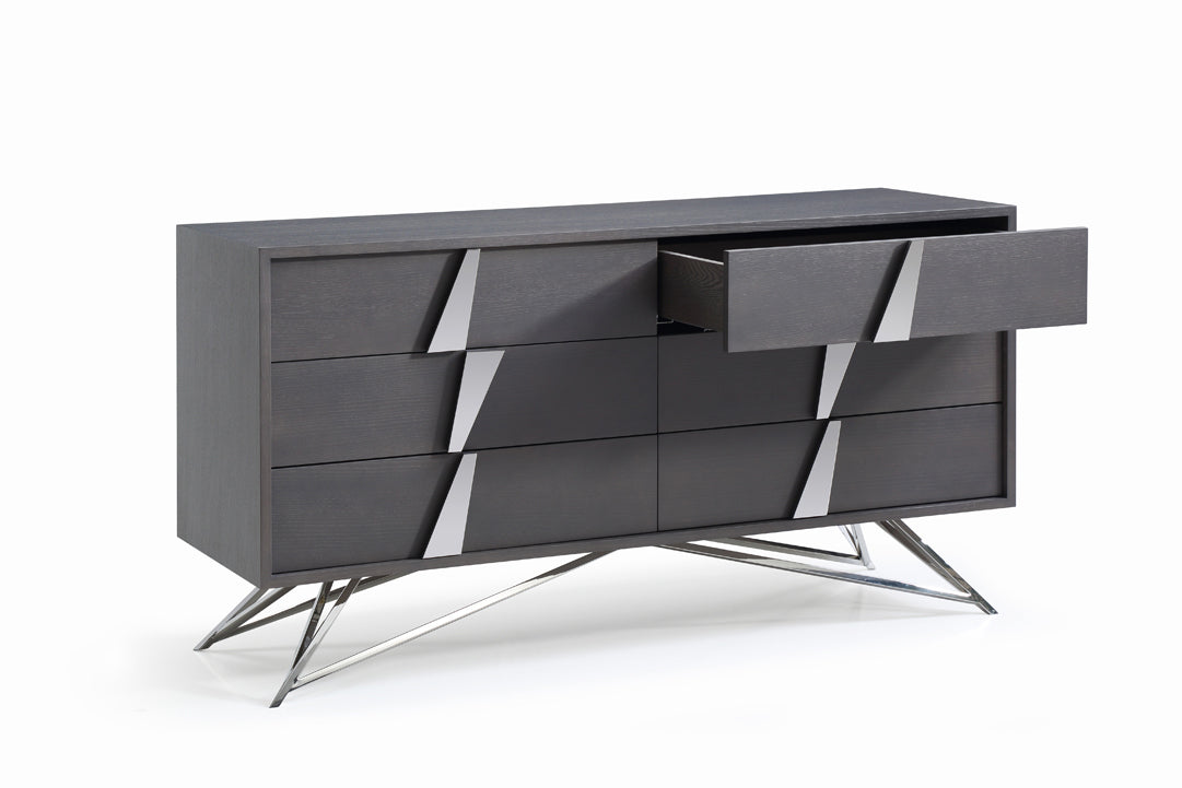 Modrest Nicola Modern Grey Oak Dresser