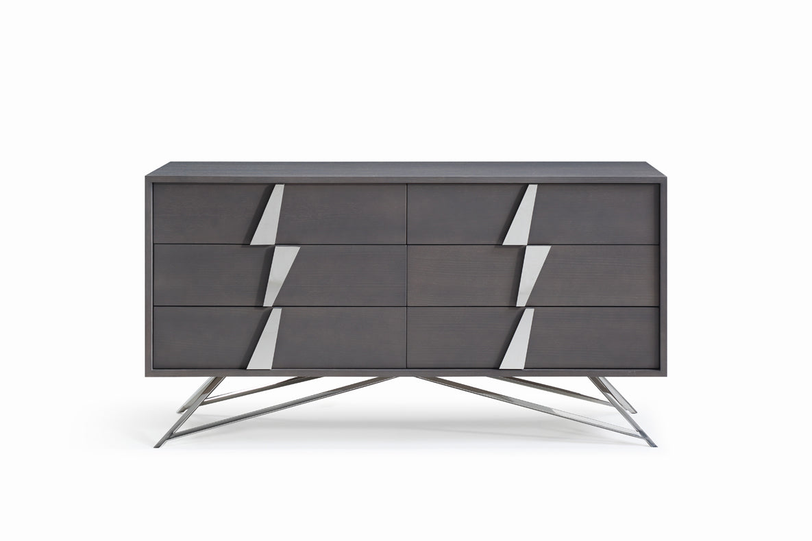 Modrest Nicola Modern Grey Oak Dresser