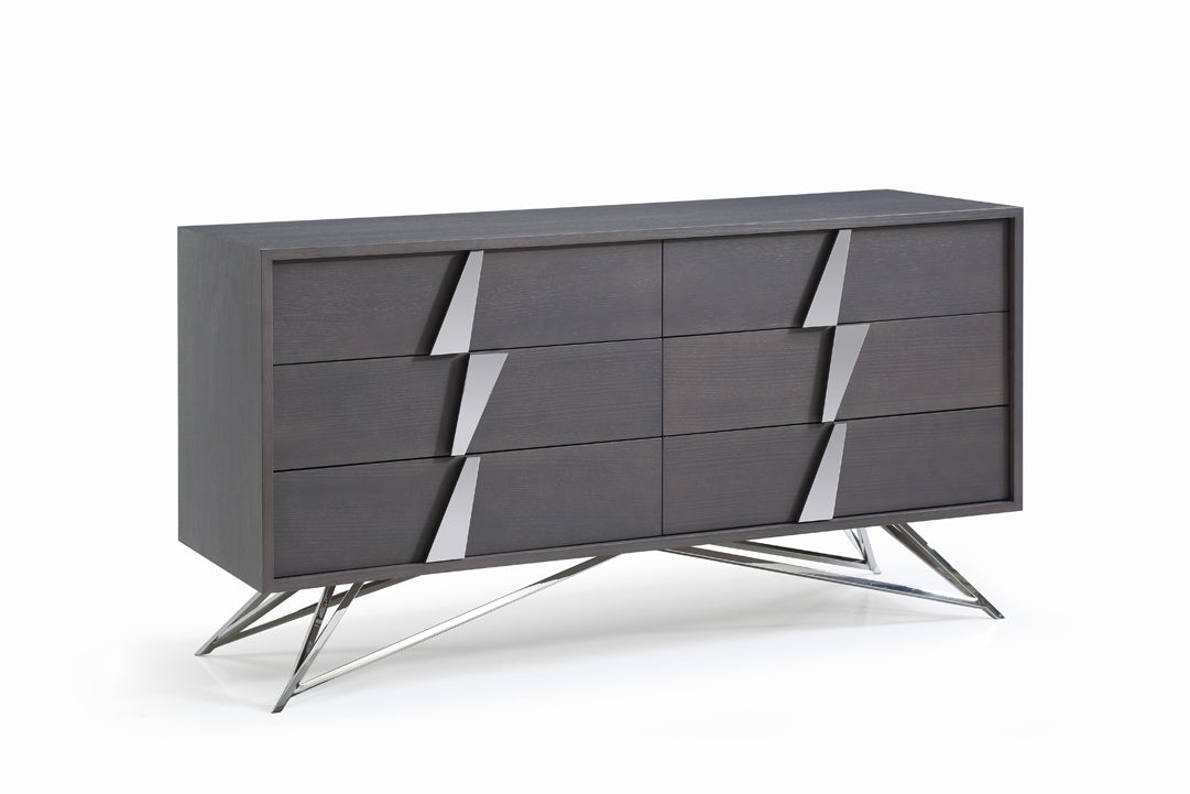 Modrest Nicola Modern Grey Oak Dresser