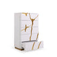 Modrest Aspen Modern White & Gold Chest