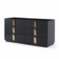 Modrest Token Modern Black & Gold Dresser