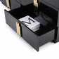 Modrest Token Modern Black & Gold Dresser
