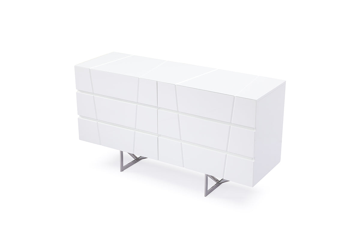 Modrest Chrysler Modern White Dresser