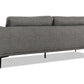 Divani Casa Jada - Modern Dark Grey Fabric Sofa