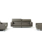 Divani Casa Brustle Modern Dark Grey Eco-Leather Sofa Set