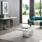 Modrest Kingsley Modern Marble & Stainless Steel Console Table