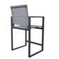 Renava Kayak - Modern Dark Charcoal Outdoor Counter Stool