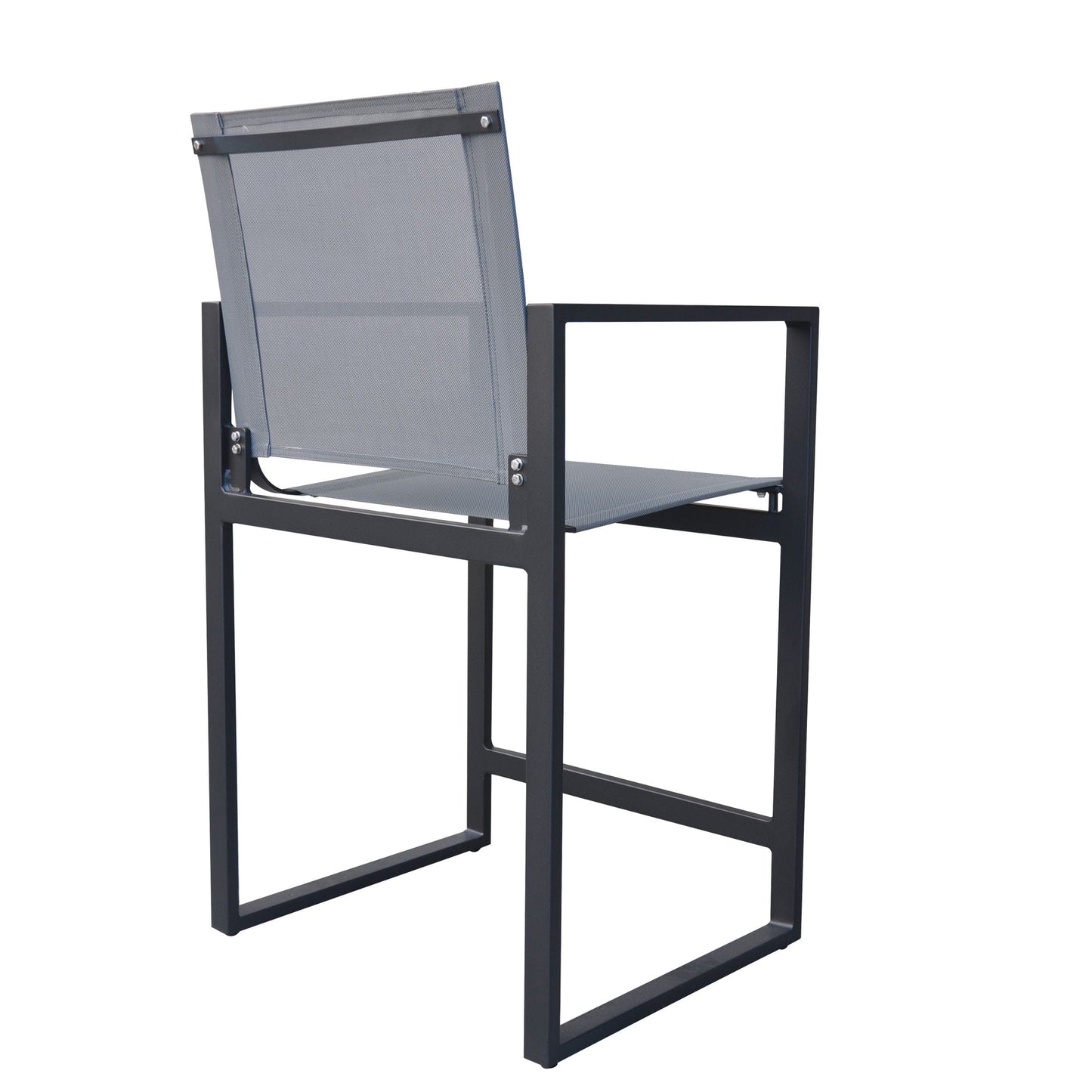Renava Kayak - Modern Dark Charcoal Outdoor Counter Stool