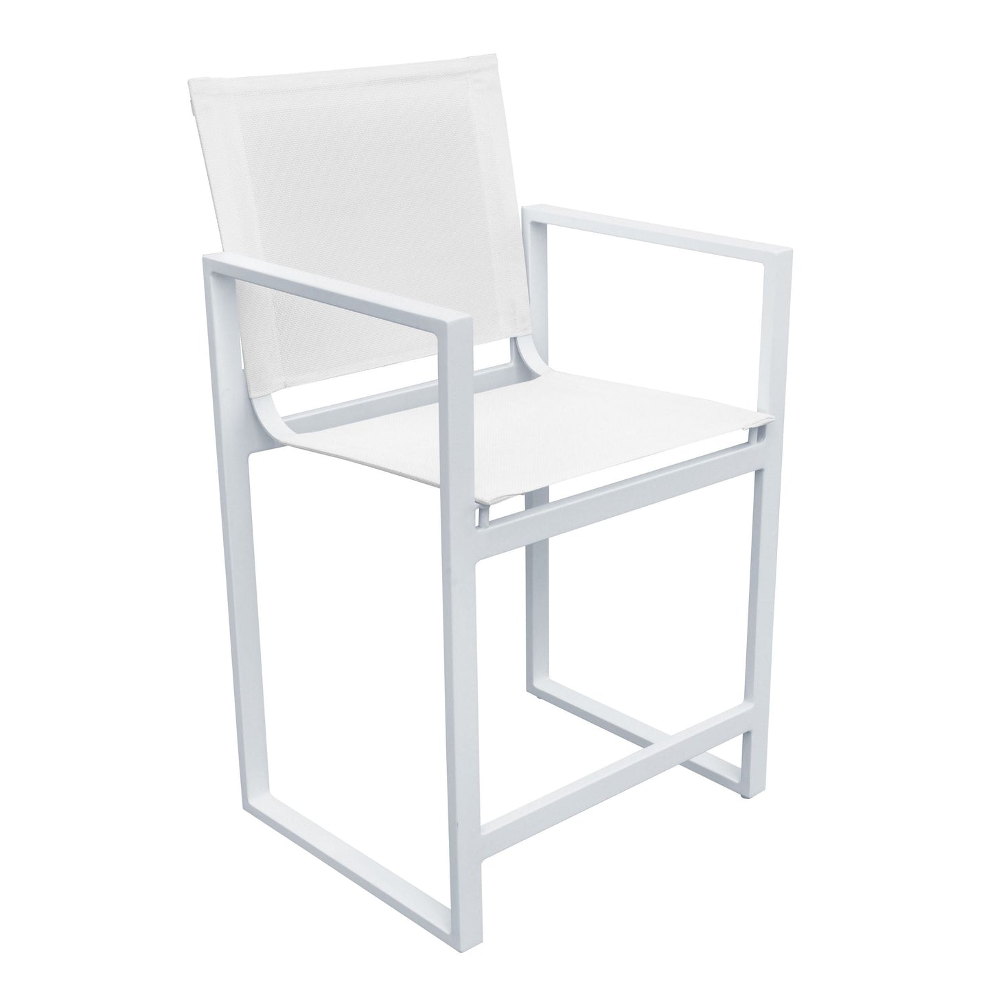 Renava Kayak - Modern White Outdoor Counter Stool