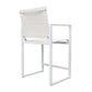 Renava Kayak - Modern White Outdoor Counter Stool