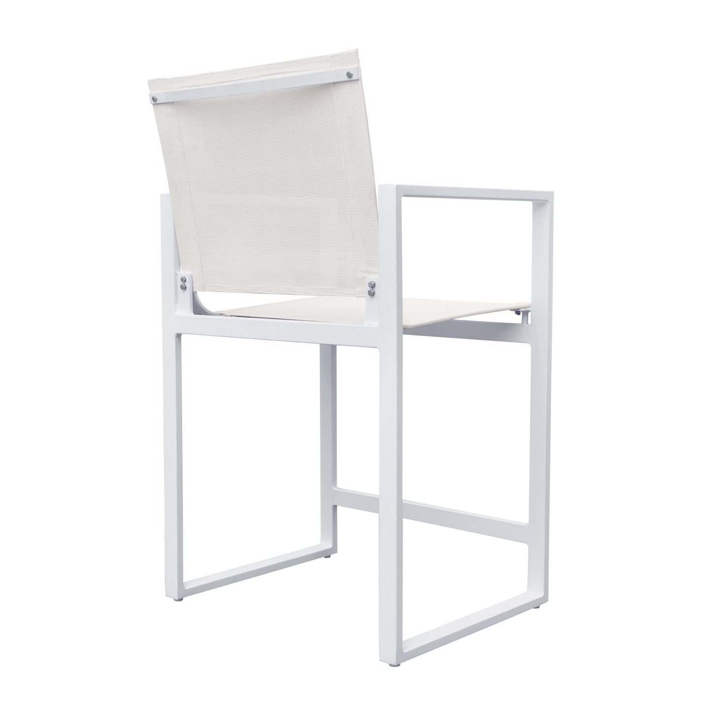 Renava Kayak - Modern White Outdoor Counter Stool