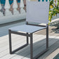 Renava Kayak - Modern Outdoor Dark Charcoal Dining Chair (Set of 2)