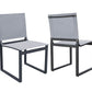 Renava Kayak - Modern Outdoor Dark Charcoal Dining Chair (Set of 2)