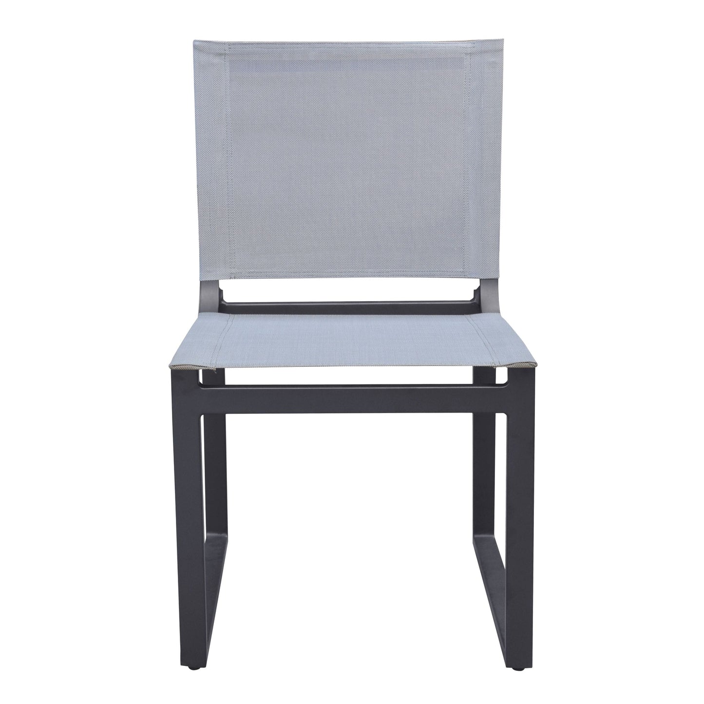 Renava Kayak - Modern Outdoor Dark Charcoal Dining Chair (Set of 2)
